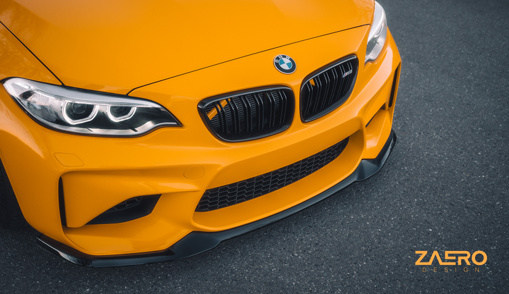 BMW M2 OG F87 EVO-S Gloss Black Front Splitter