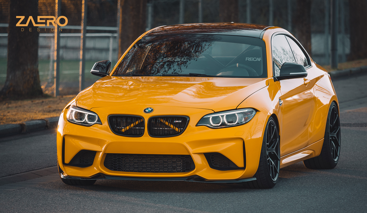 BMW M2 OG F87 EVO-S Gloss Black Front Splitter