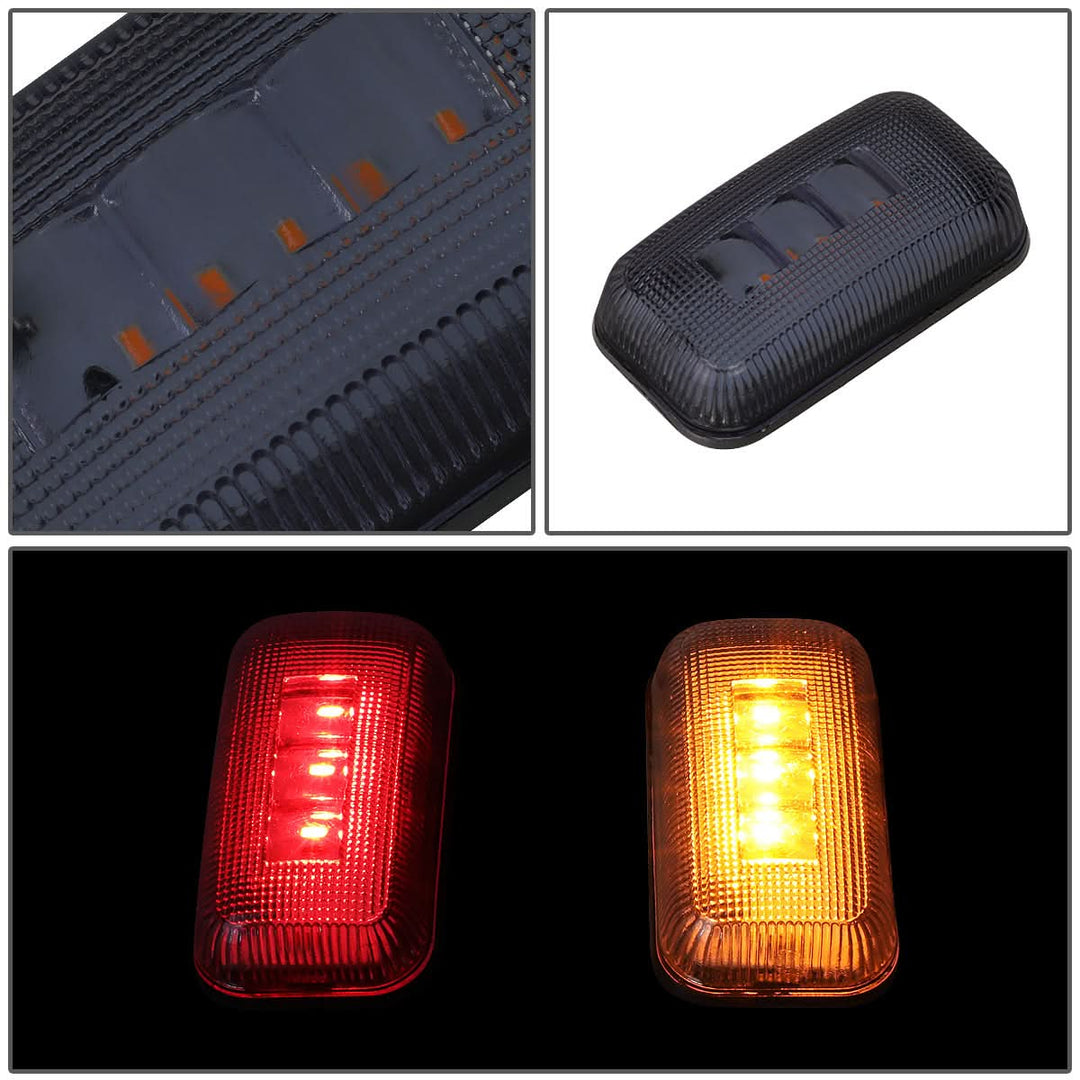 15-19 Chevy Silverado GMC Sierra 2500HD 3500HD Dually Fender Lights Smoked