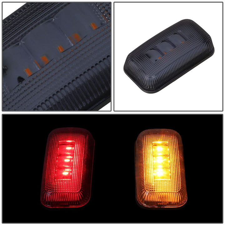 15-19 Chevy Silverado GMC Sierra 2500HD 3500HD Dually Fender Lights Smoked