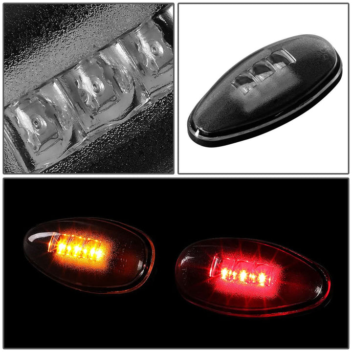 01-14 Chevy GMC Silverado Sierra 2500HD 3500HD Dually Fender Lights 4PC