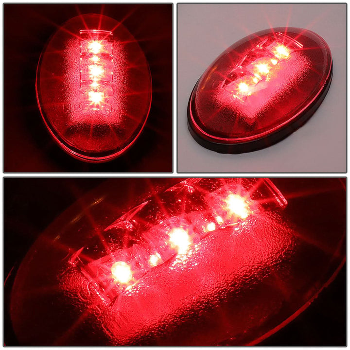 1999-2010 Ford F-250SD F-350SD F-450SD Dually Fender Light Kit 4PCS Clear