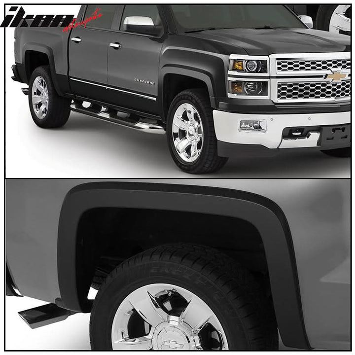 2014-2018 Chevy Silverado 1500 2500HD 3500HD Fender Flares OE Style PP