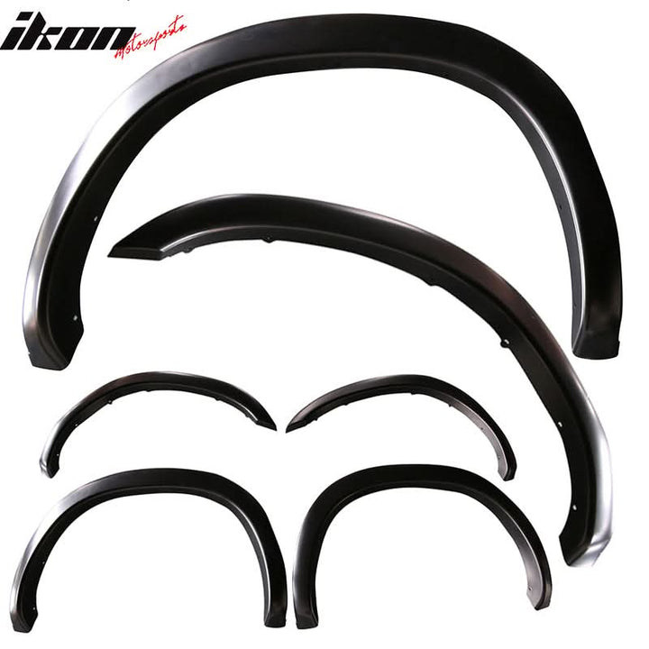 2002-2009 Dodge Ram OEM Style Matte Black Fender Flares PP 6 FT
