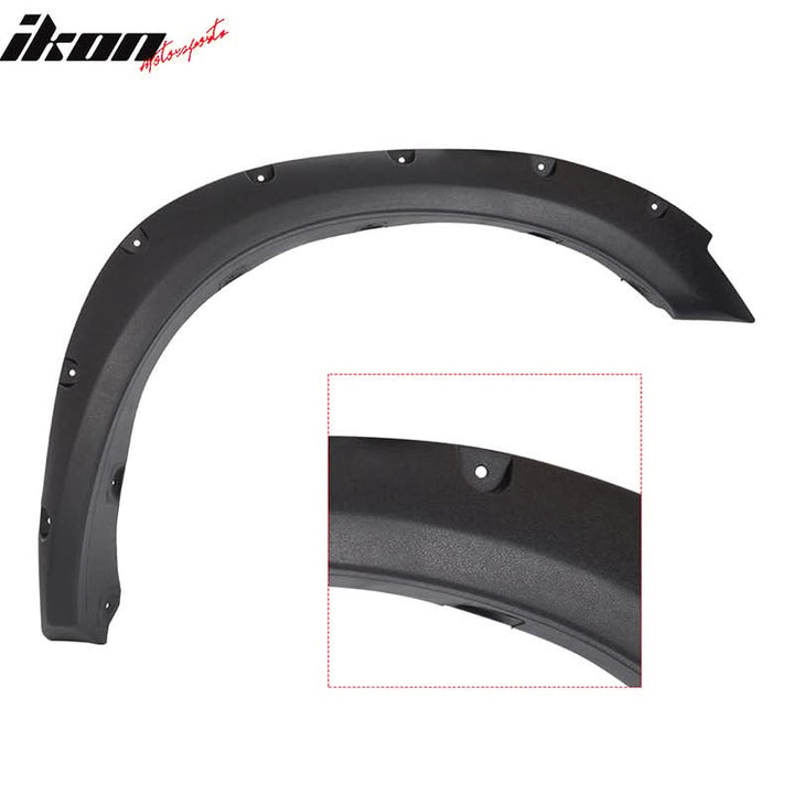 2010-2018 Dodge Ram 2500 3500 Pocket Rivet Style 4PCS Fender Flares PP