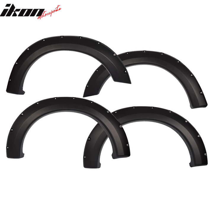 2004-2008 Ford F-150 Mark LT Pocket Rivet Style 4PCS Fender Flares PP