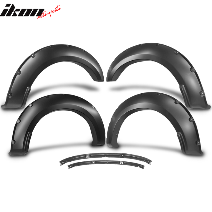 2017-2022 Ford F250 F350 SuperDuty 6.5Ft 8Ft Pocket Rivet Fender Flare