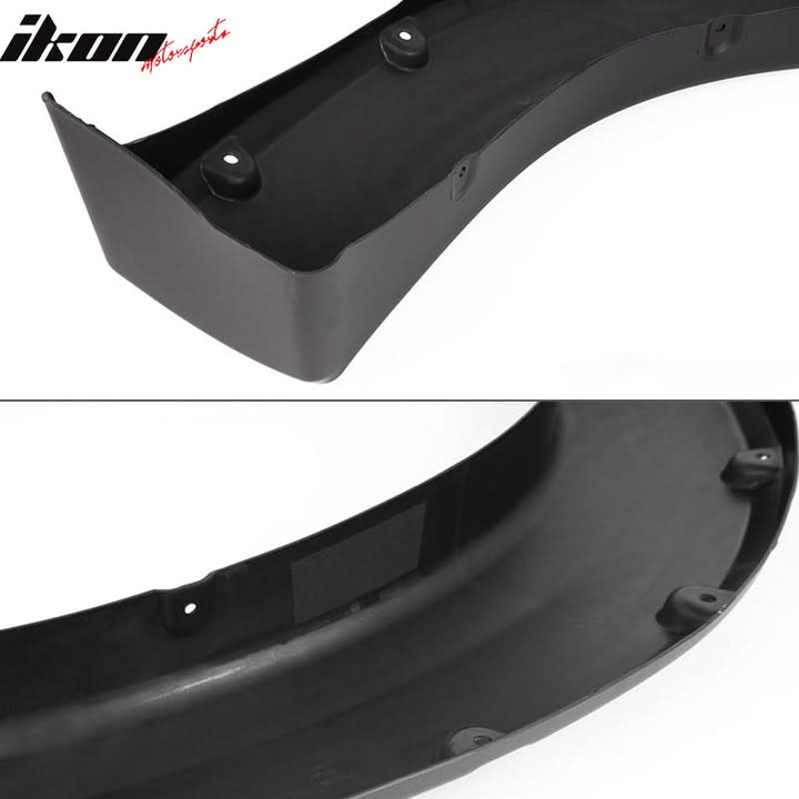 1999-2007 Ford F250 350 Super Duty Black Fender Flares Set PP 4PCS