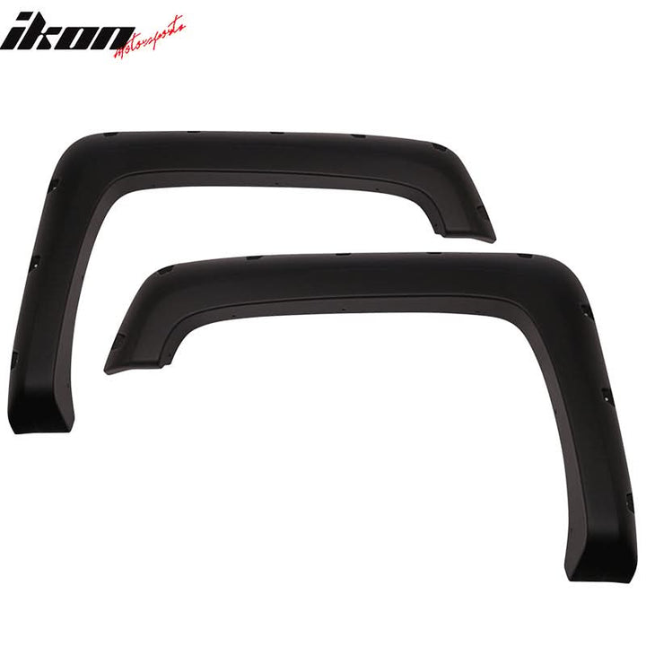 2014-2016 GMC Sierra 1500 Denali 69.3" Pocket Rivet Fender Flares ABS
