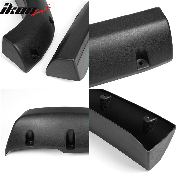 1984-2001 Jeep Cherokee XJ Pocket Rivet Black Wide Fender Flares PP