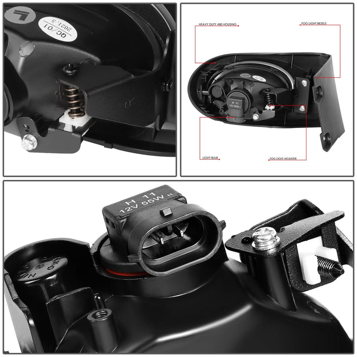 02-04 Acura RSX Smoke Fog Lights w/ Switch H11 Bulb