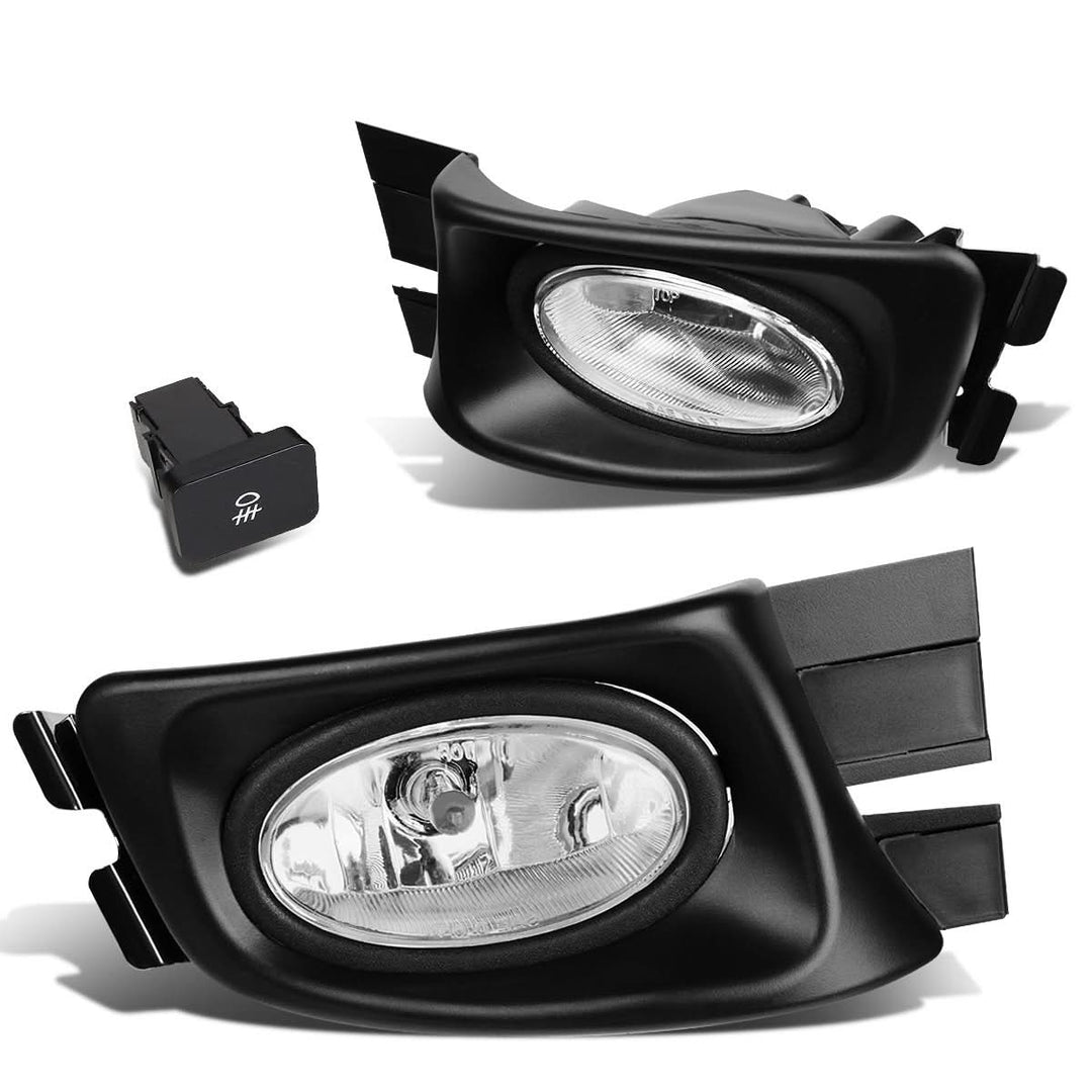 2003-2005 Honda Accord 4-Door Fog Lights with Switch - Clear H11