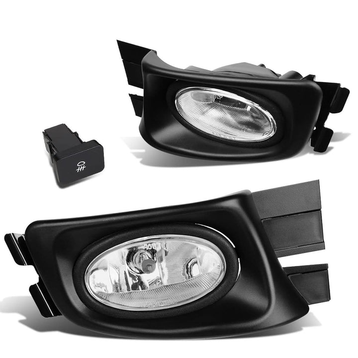 2003-2005 Honda Accord 4-Door Fog Lights with Switch - Clear H11