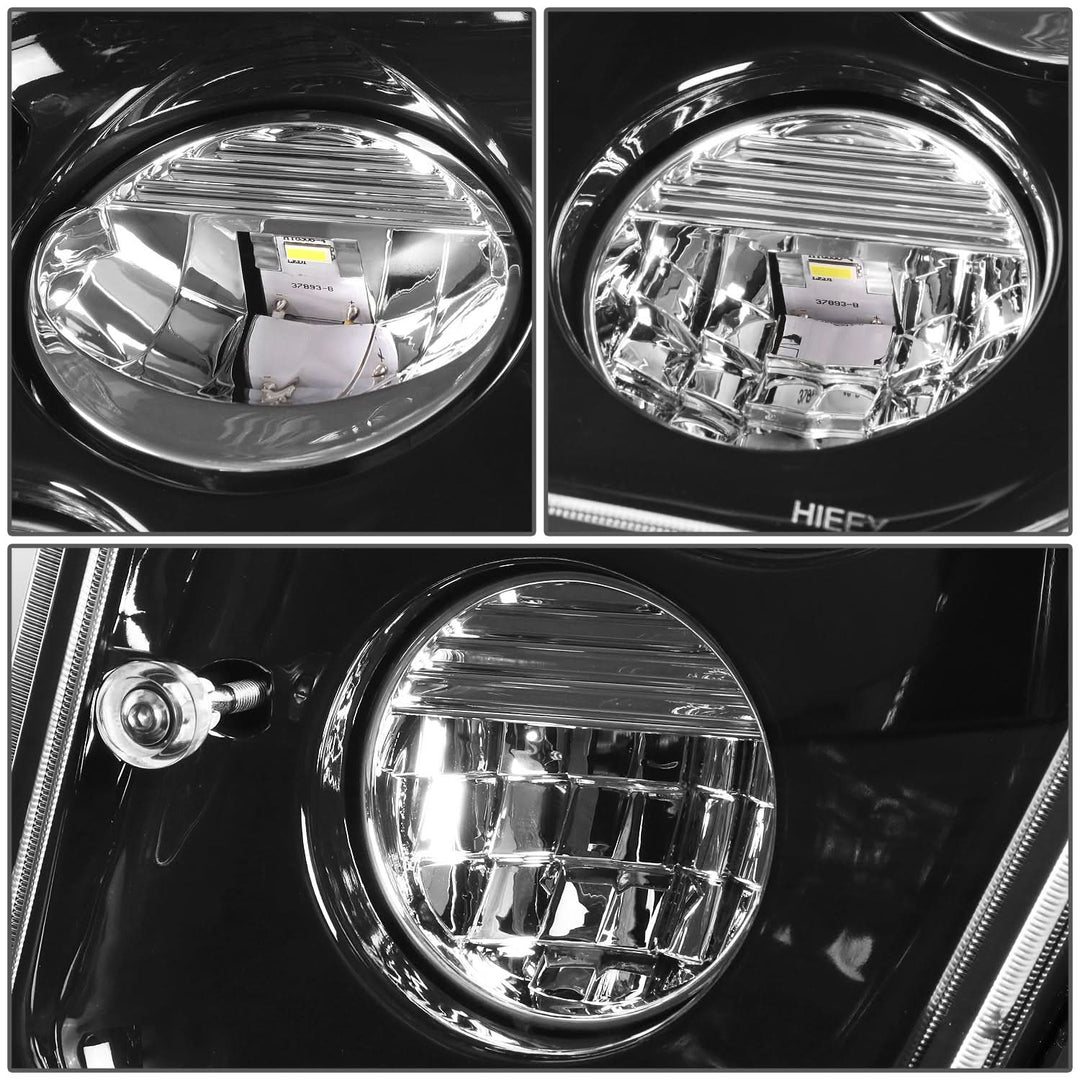 2003-2017 Volvo VN VNL VNM VNX LED Fog Lights - Black