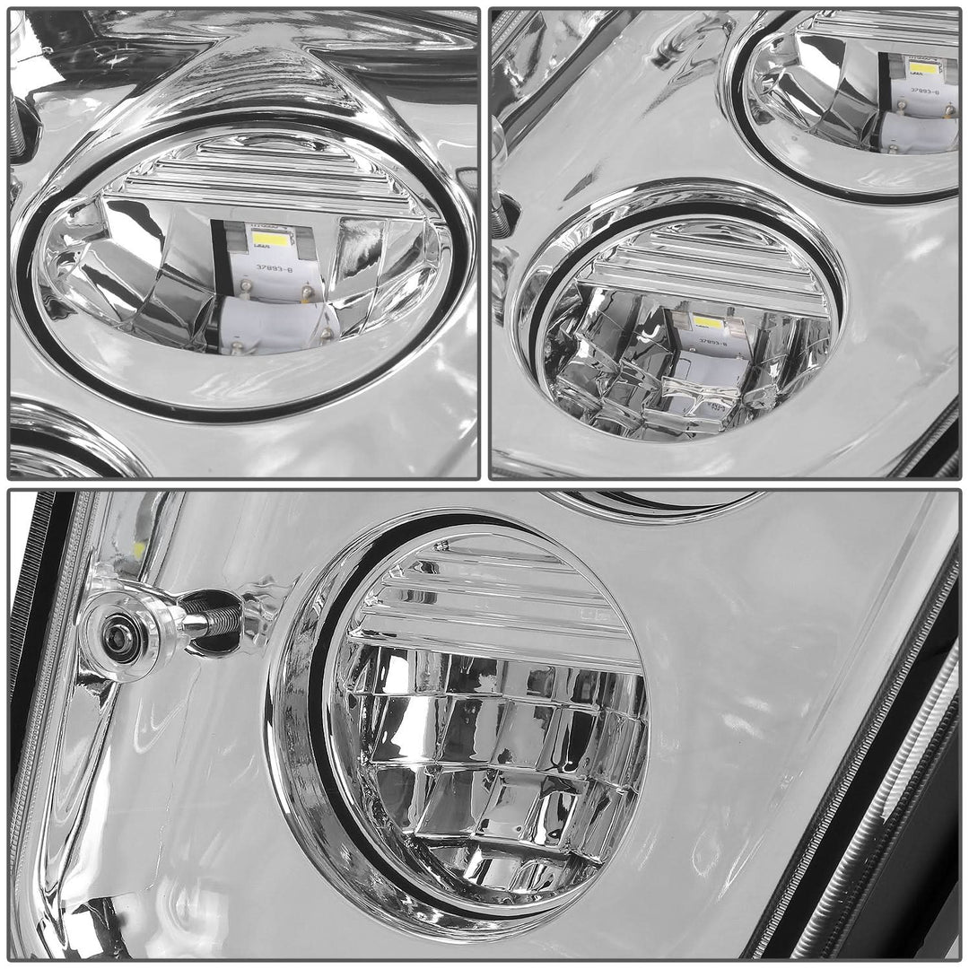 03-17 Volvo VN VNL VNM VNX LED Chrome Fog Lights