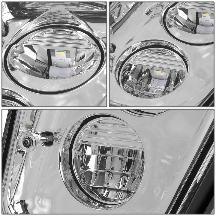 03-17 Volvo VN VNL VNM VNX LED Chrome Fog Lights