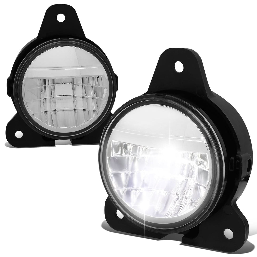 18-20 Volvo VNR Full LED Chrome Fog Lights - Reflector
