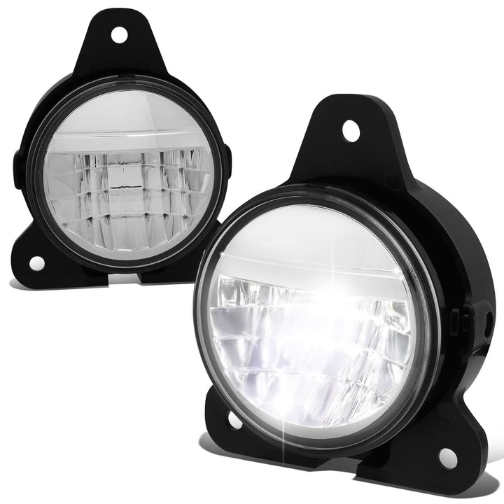 18-20 Volvo VNR Full LED Chrome Fog Lights - Reflector