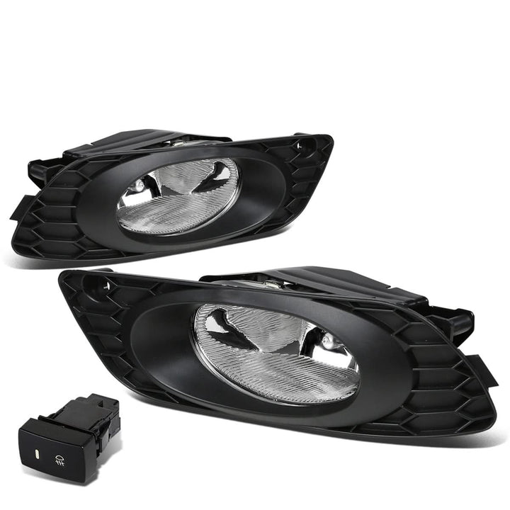2012 Honda Civic 4-Door Fog Lights w/ Switch H11 Bulb Clear