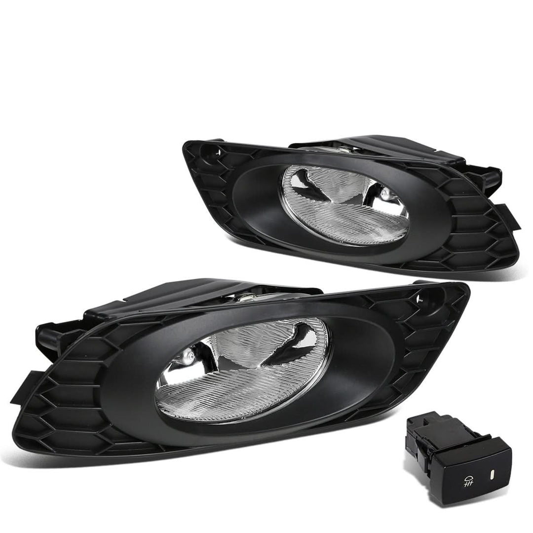 2012 Honda Civic 4-Door Fog Lights w/ Switch H11 Bulb Clear