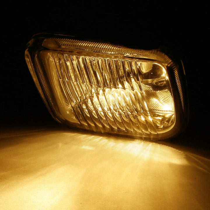 96-98 Honda Civic Fog Lights w/ Switch & H3 Bulb - Amber