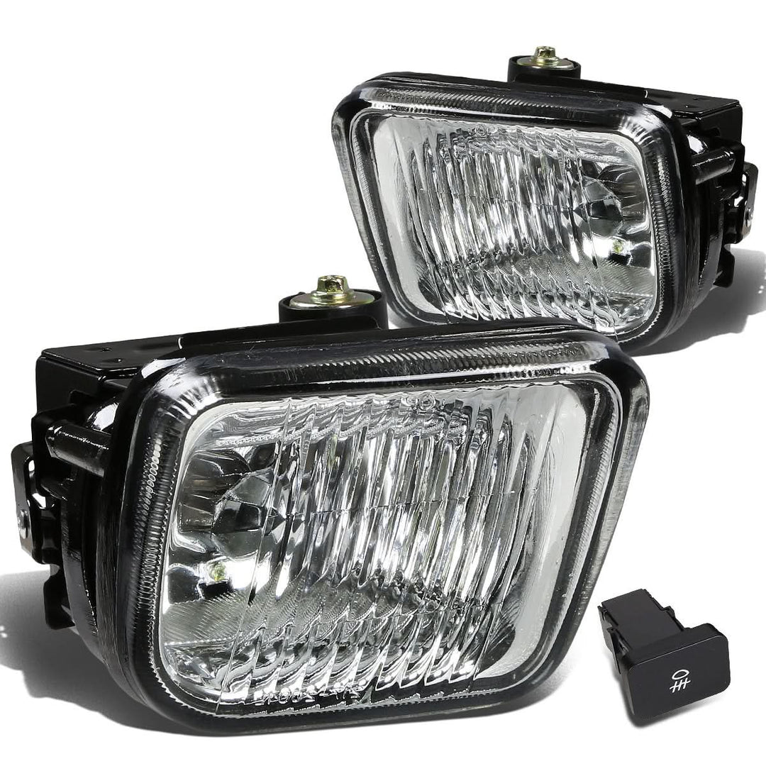 96-98 Honda Civic Fog Lights w/ Switch & H3 Bulb - Clear