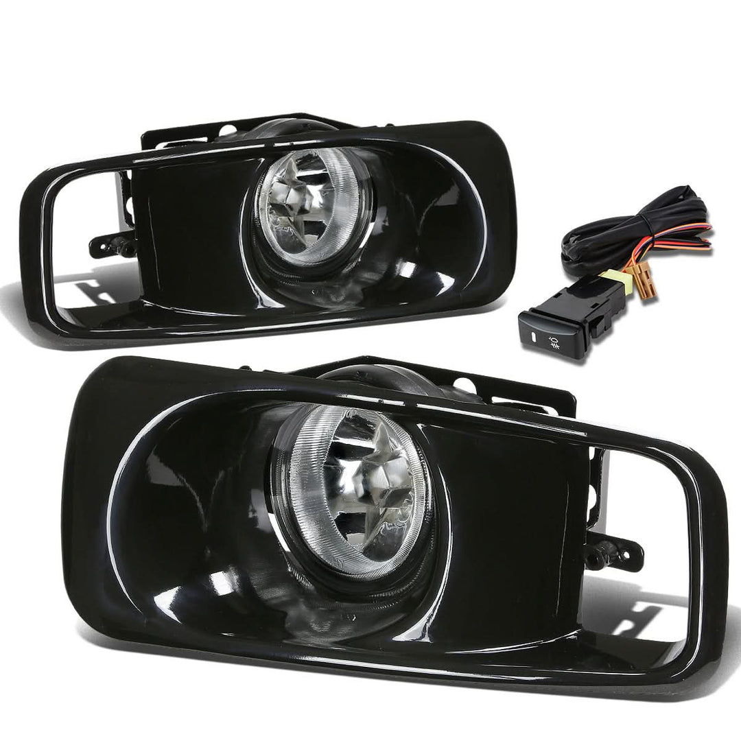 99-00 Honda Civic Fog Lights with Switch & H2 Bulb - Clear