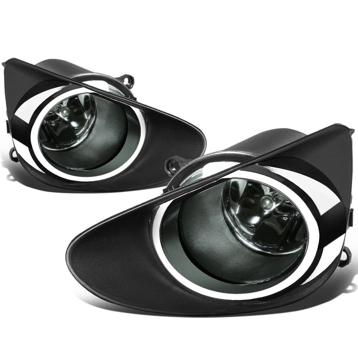 2012-2014 Toyota Yaris Sedan Fog Lights w/ Switch H11 Bulb Smoke