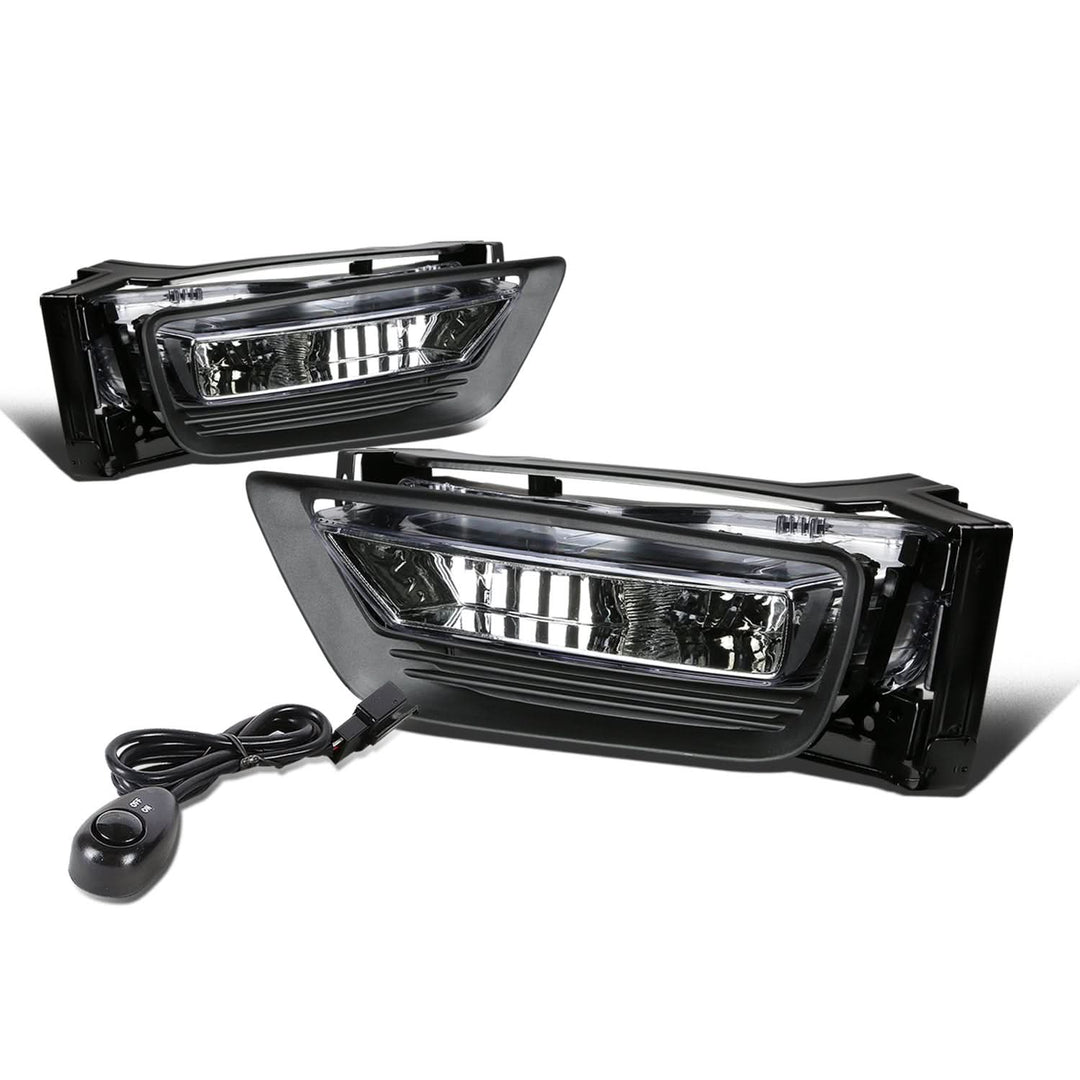 13-14 Honda Accord 4-Door Fog Lights w/ Switch H11 Bulb Clear