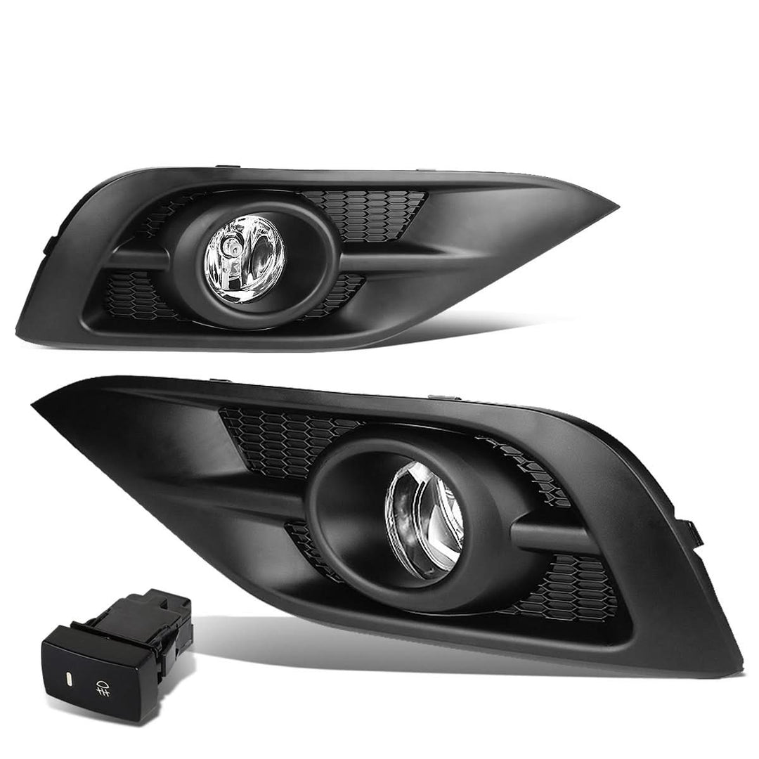2012-2014 Honda CR-V Black Trim Fog Lights w/ Switch & H11 Bulb