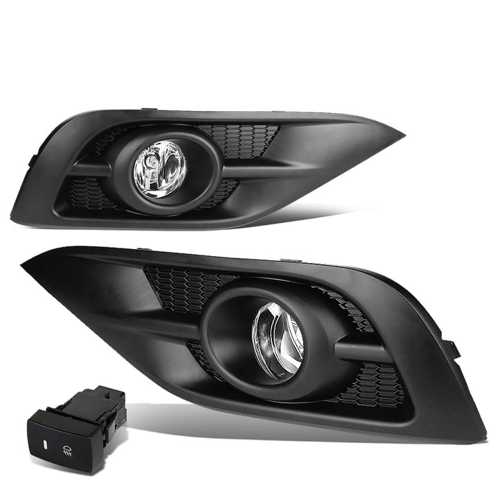 2012-2014 Honda CR-V Black Trim Fog Lights w/ Switch & H11 Bulb
