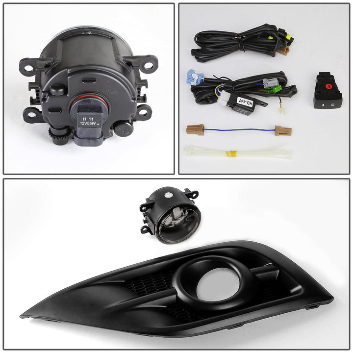 2012-2014 Honda CRV Fog Lights - Black Trim with Switch