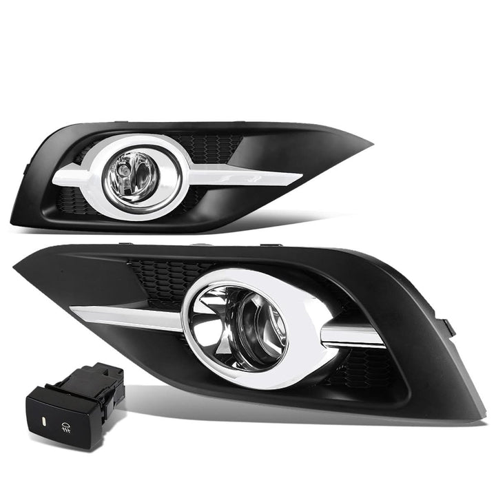 2012-2014 Honda CRV Fog Lights w/ Chrome Trim & Switch