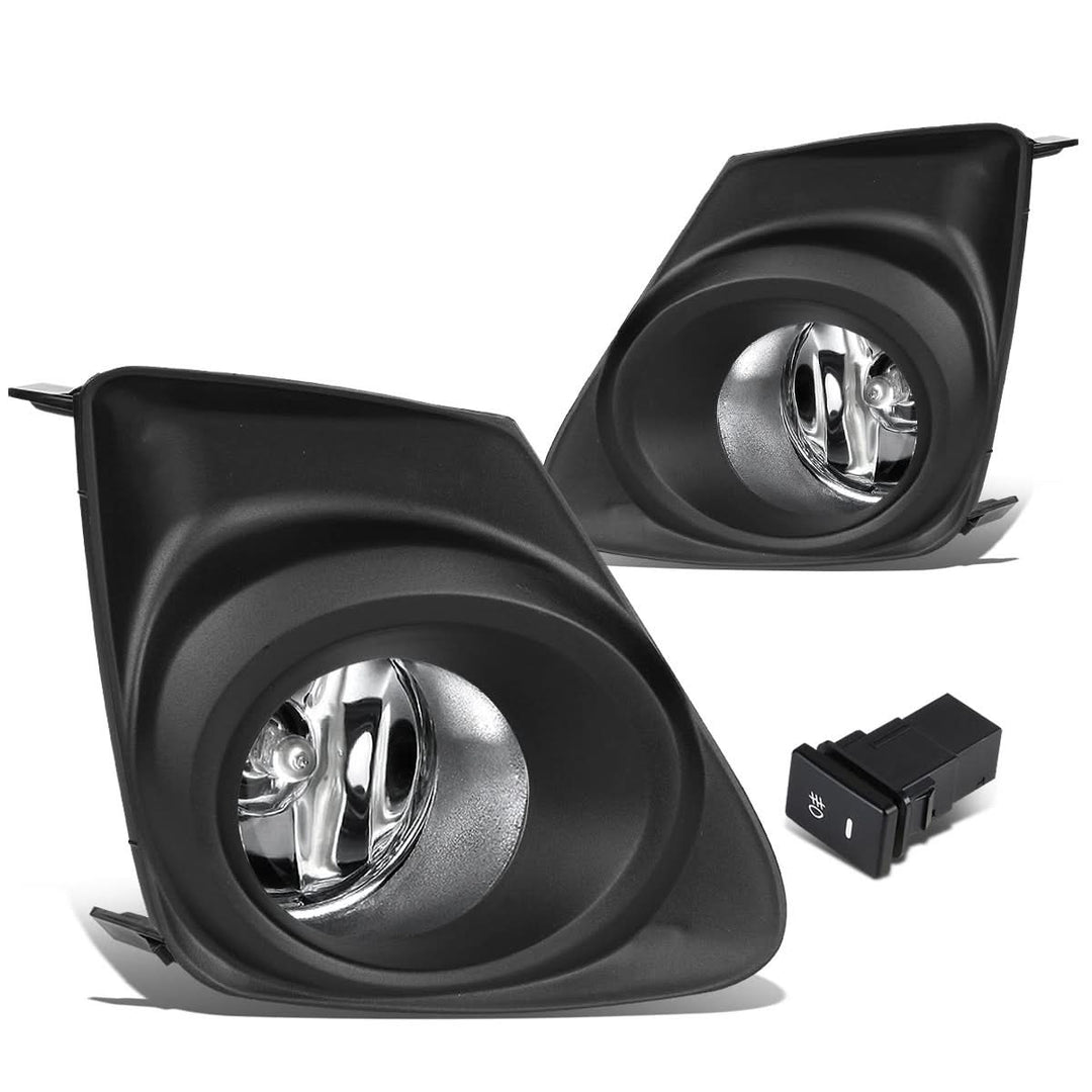 2011-2013 Toyota Corolla Fog Lights w/ Switch & H11 Bulb - Clear