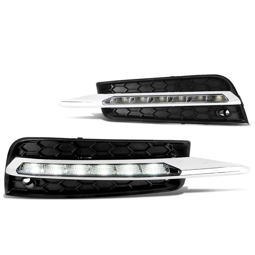 2009-2014 Chevrolet Cruze LED Fog Lights with Wiring Kit - Clear