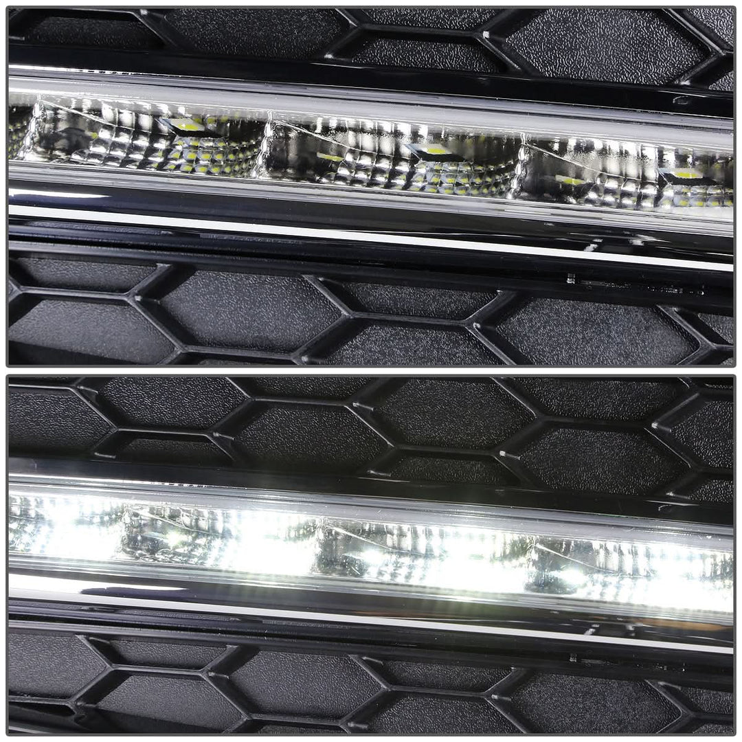 2009-2014 Chevrolet Cruze LED Fog Lights with Wiring Kit - Clear