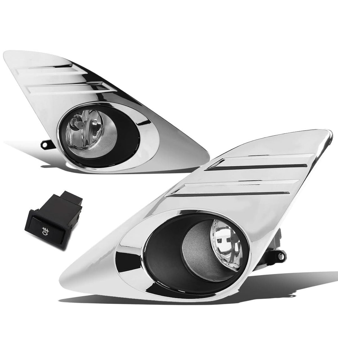 2012-2014 Toyota Camry Fog Lights w/ Switch H11 Bulb Clear