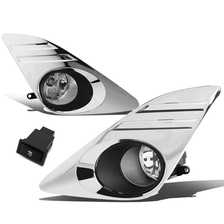 2012-2014 Toyota Camry Fog Lights w/ Switch H11 Bulb Clear