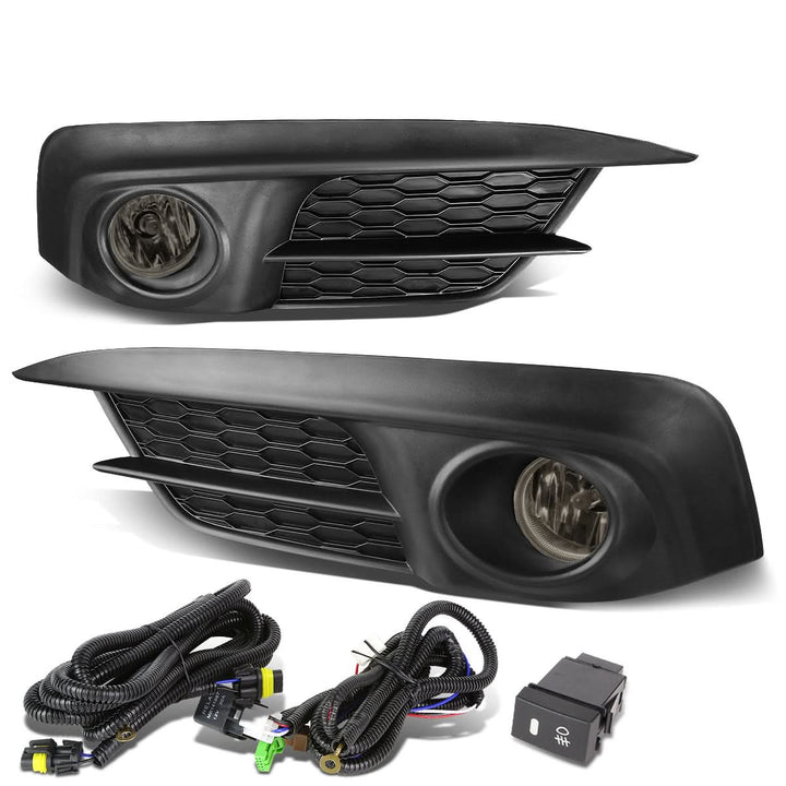 2016+ Honda Civic Fog Lights w/ Switch - Smoke