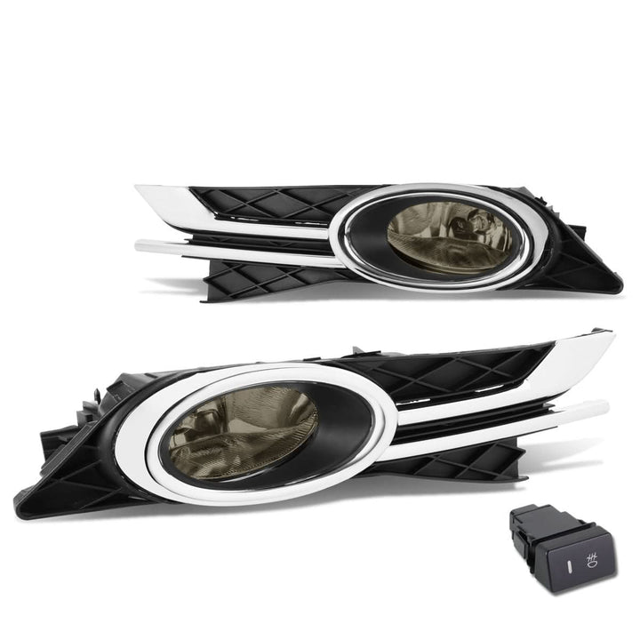 2014-2016 Honda Odyssey Fog Lights with Switch & Bezel - Smoke
