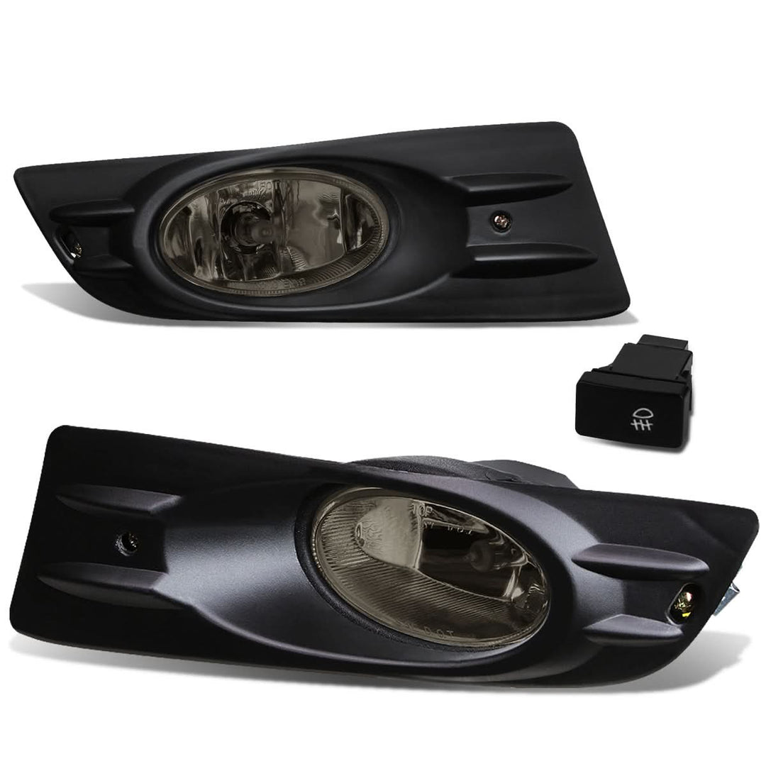 06-07 Honda Accord Coupe Fog Lights with Switch & Bezel - Smoke