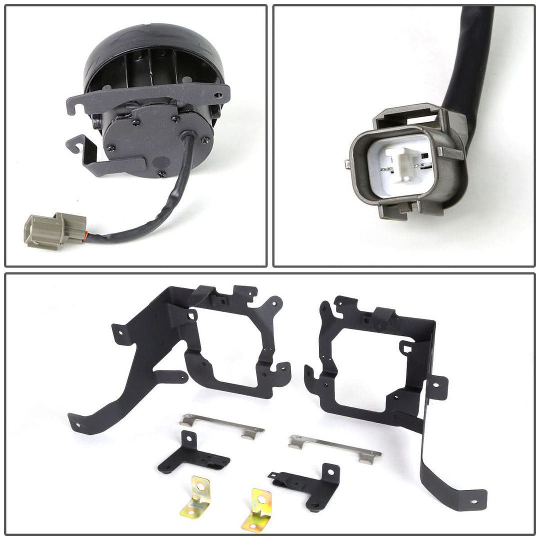 03-05 Honda Pilot Smoke Fog Lights with Bezel H11 Bulb