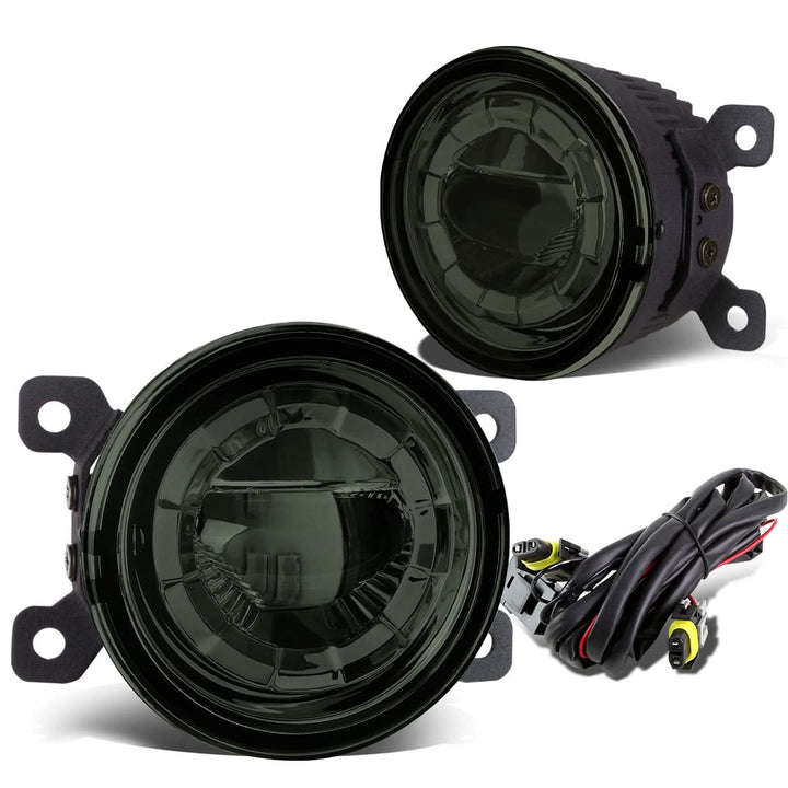 05-16 Multiple Models 3.5" Round LED Projector Fog Lights - Smoke