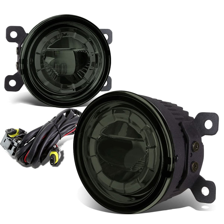 05-16 Multiple Models 3.5" Round LED Projector Fog Lights - Smoke