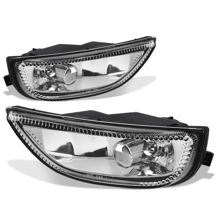 01-02 Toyota Corolla H11 Chrome Clear Fog Lights