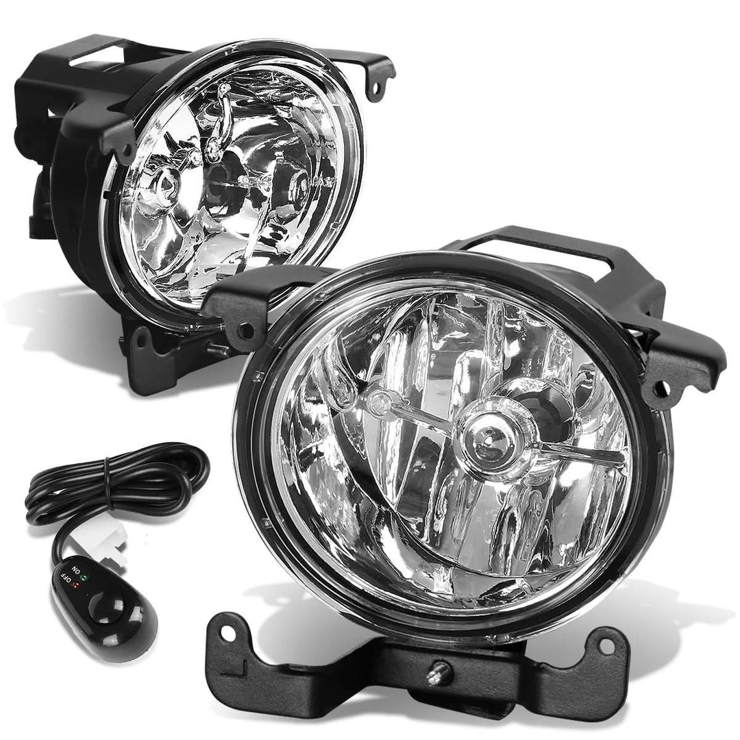 2003-2006 Hyundai Accent Fog Lights with Switch - Chrome/Clear