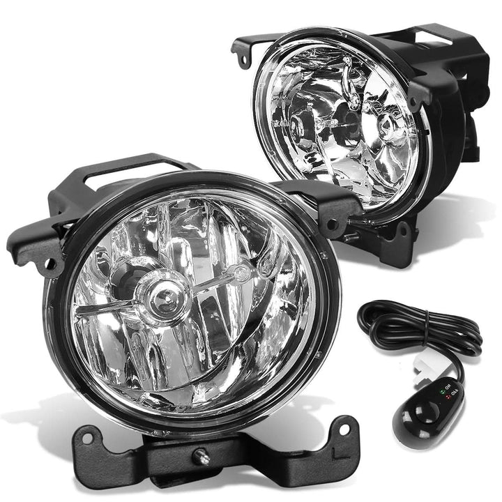 2003-2006 Hyundai Accent Fog Lights with Switch - Chrome/Clear