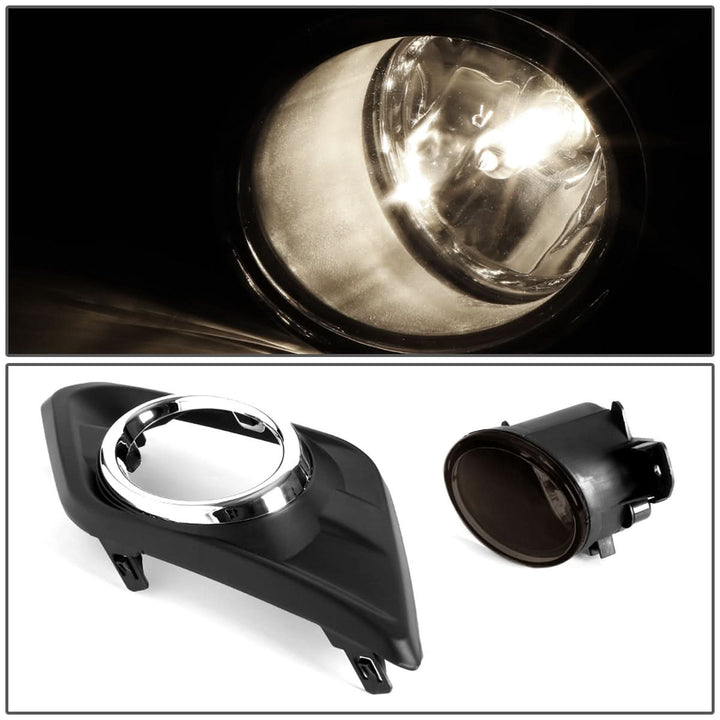 2014-2016 Nissan Rogue Fog Lights with Switch & Bezel - H11 Bulb