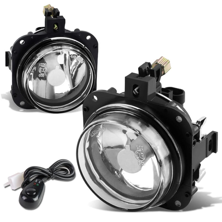 02-08 Mitsubishi Eclipse/Galant Fog Lights with Switch Chrome/Clear