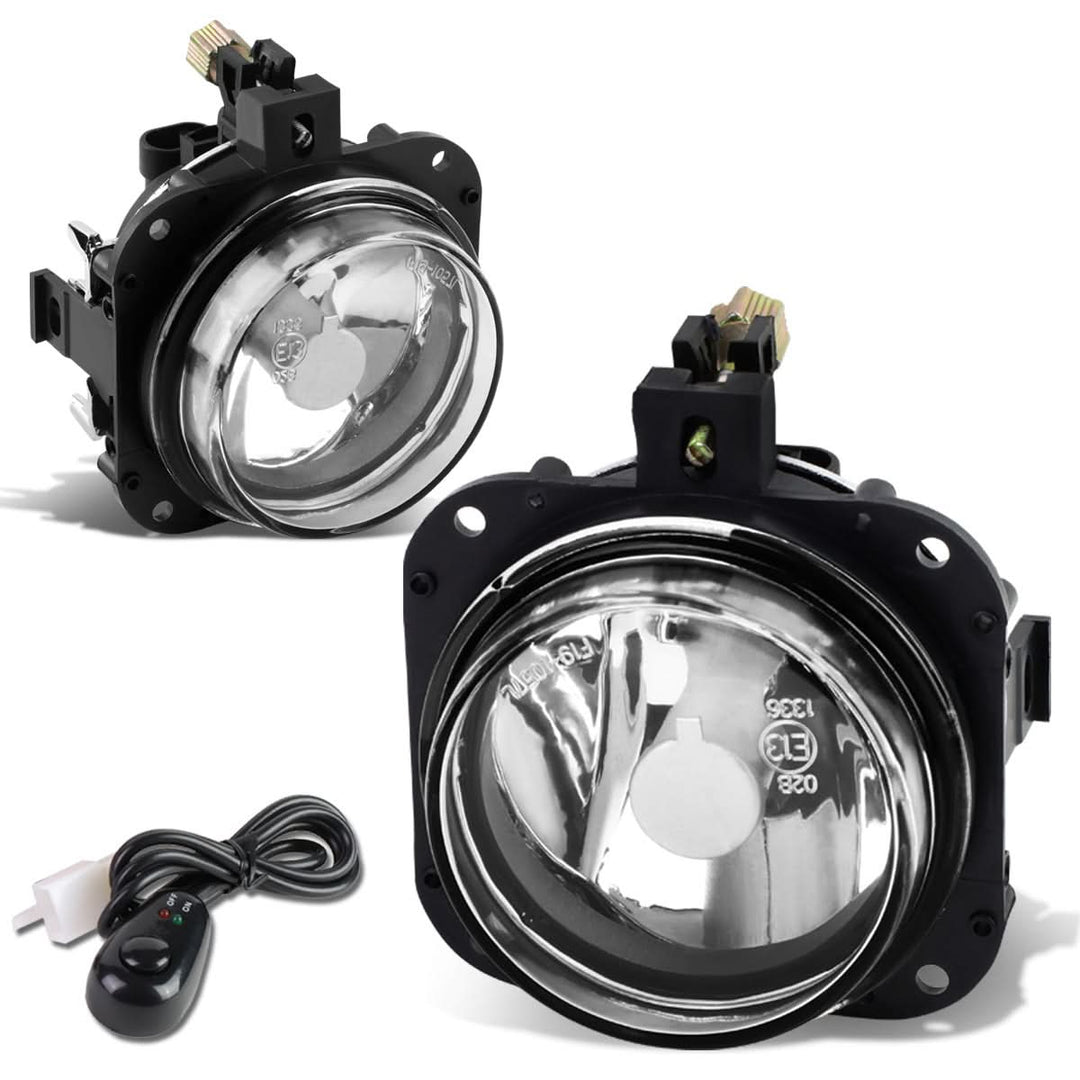 02-08 Mitsubishi Eclipse/Galant Fog Lights with Switch Chrome/Clear